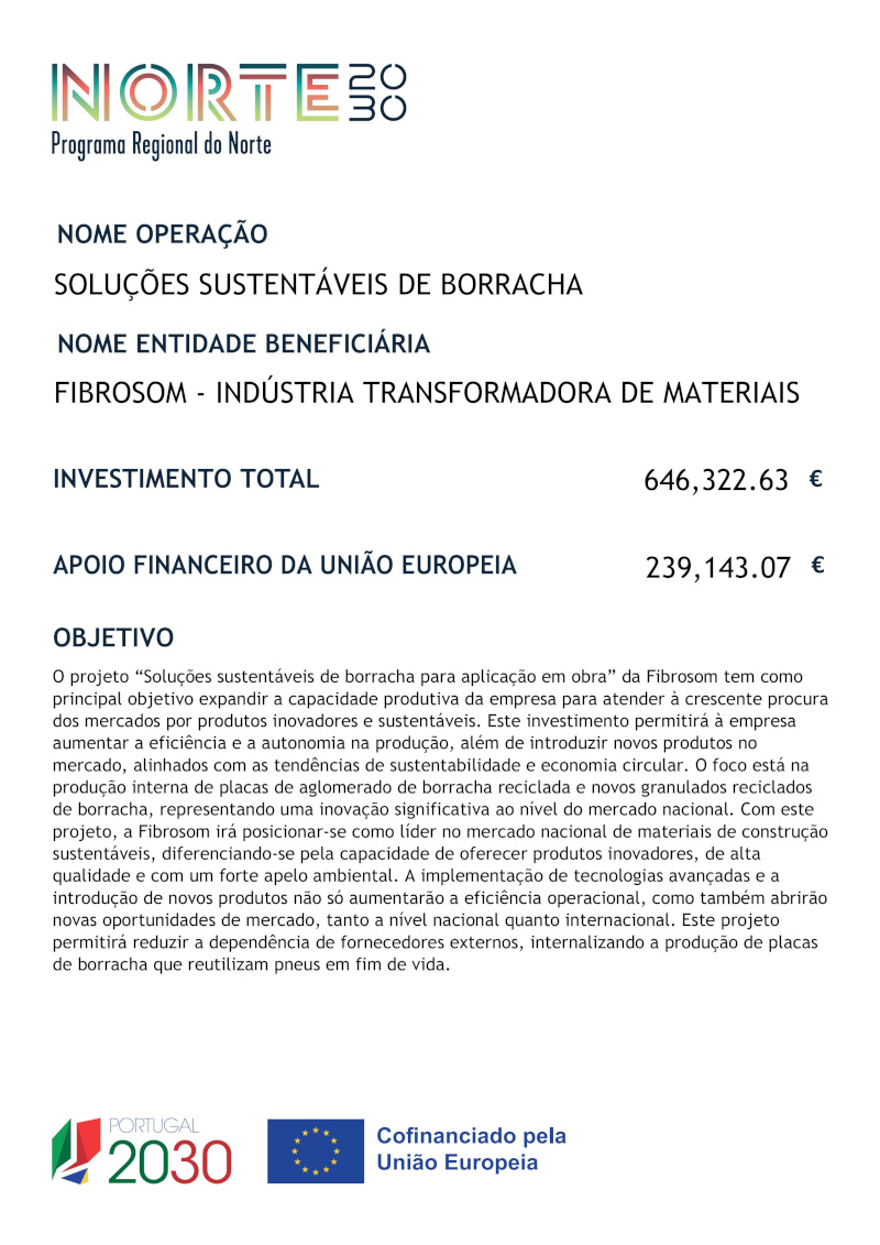 Soluções sutentáveis de borracha